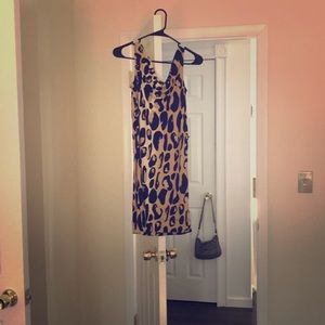 Dvf silk mini dress